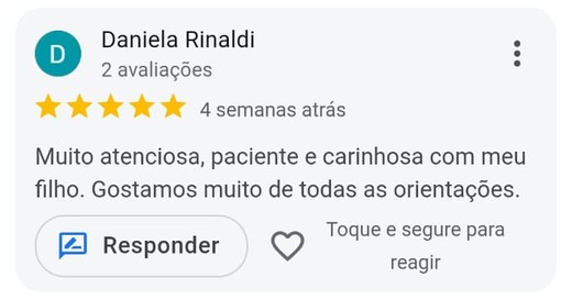 Depoimento de Daniela Rinaldi sobre a Dra. Dulce Albuquerque