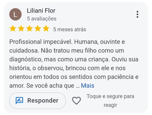 Depoimento de Liliani Flor sobre a Dra. Dulce Albuquerque